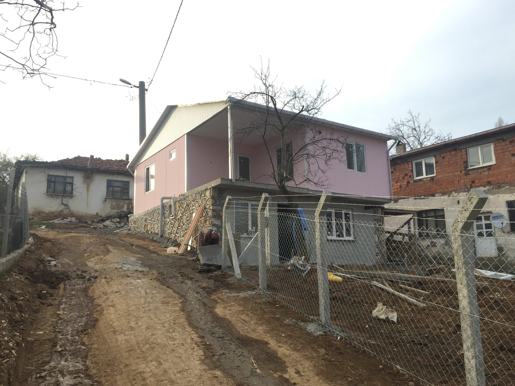 70 m2 Kat üstü köy evi Sevkar Prefabrik