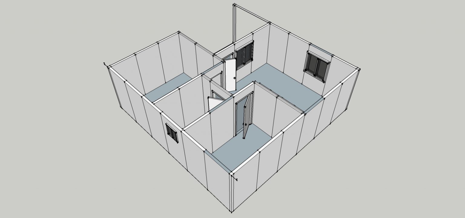 70 m2 Prefabrik Ev Sevkar Prefabrik
