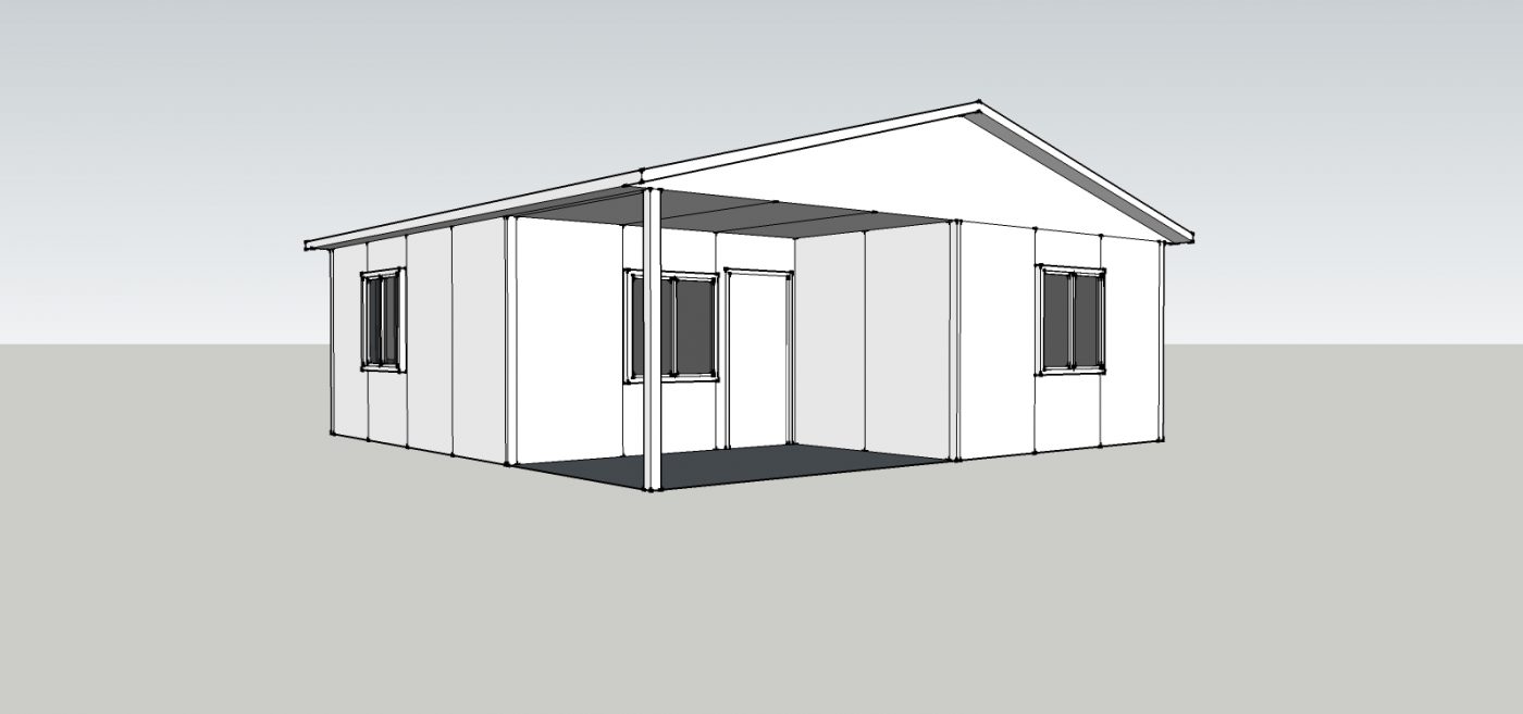 70 m2 Prefabrik Ev Sevkar Prefabrik